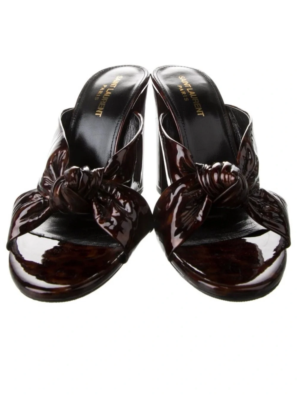 Saint Laurent Loulou 100 Mule Sandals - Picture 3 of 5
